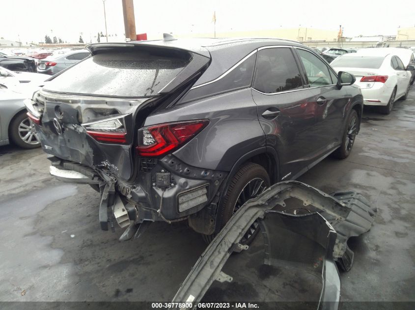 2016 LEXUS RX 450H - 2T2BGMCA1GC006501