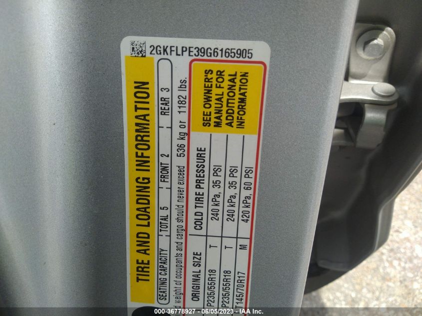 2016 GMC TERRAIN SLT - 2GKFLPE39G6165905