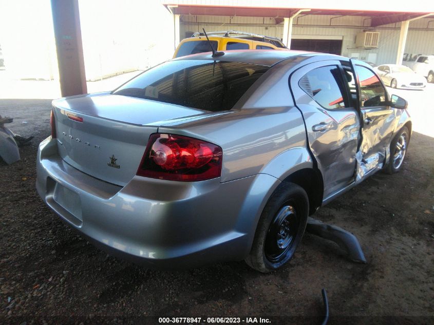 2014 DODGE AVENGER SE - 1C3CDZAB0EN108445