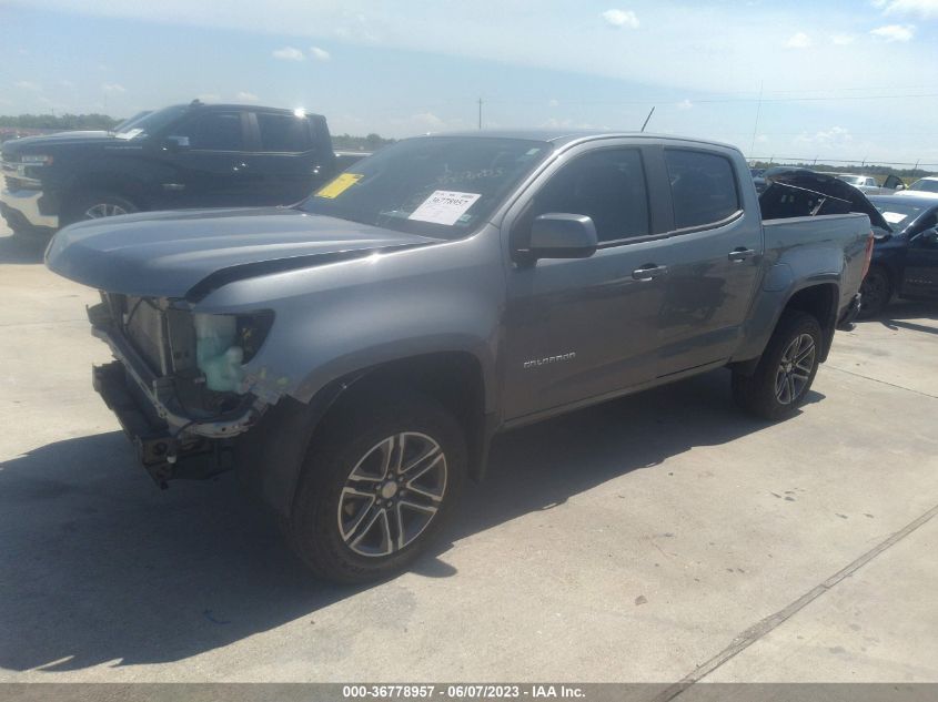 2021 CHEVROLET COLORADO 2WD WORK TRUCK - 1GCGSBEN6M1225550