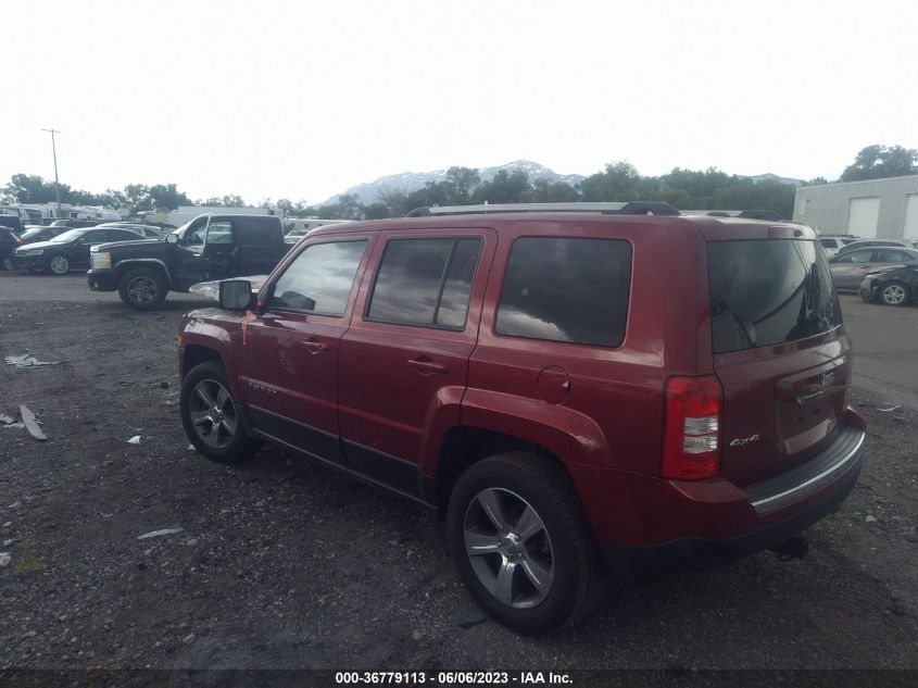 2017 JEEP PATRIOT LATITUDE - 1C4NJRFB4HD189028
