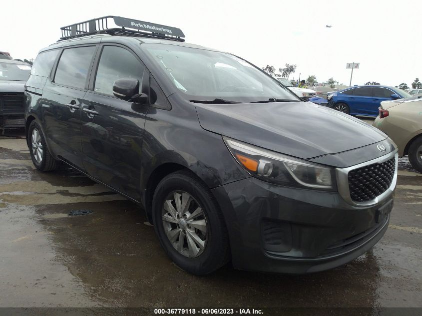 2016 KIA SEDONA LX - KNDMB5C12G6113985