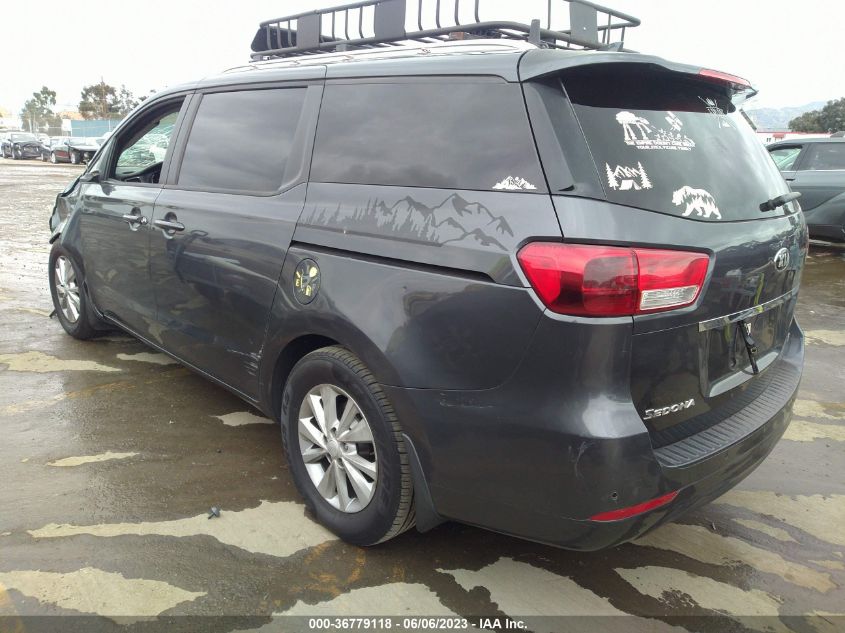 2016 KIA SEDONA LX - KNDMB5C12G6113985