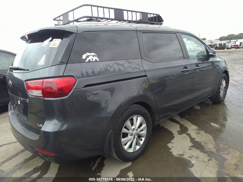 2016 KIA SEDONA LX - KNDMB5C12G6113985