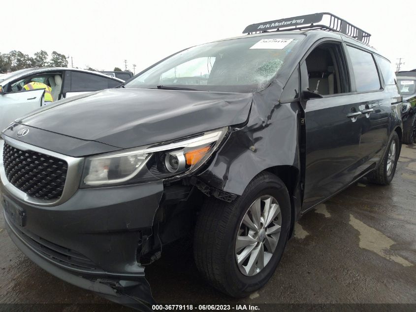 2016 KIA SEDONA LX - KNDMB5C12G6113985