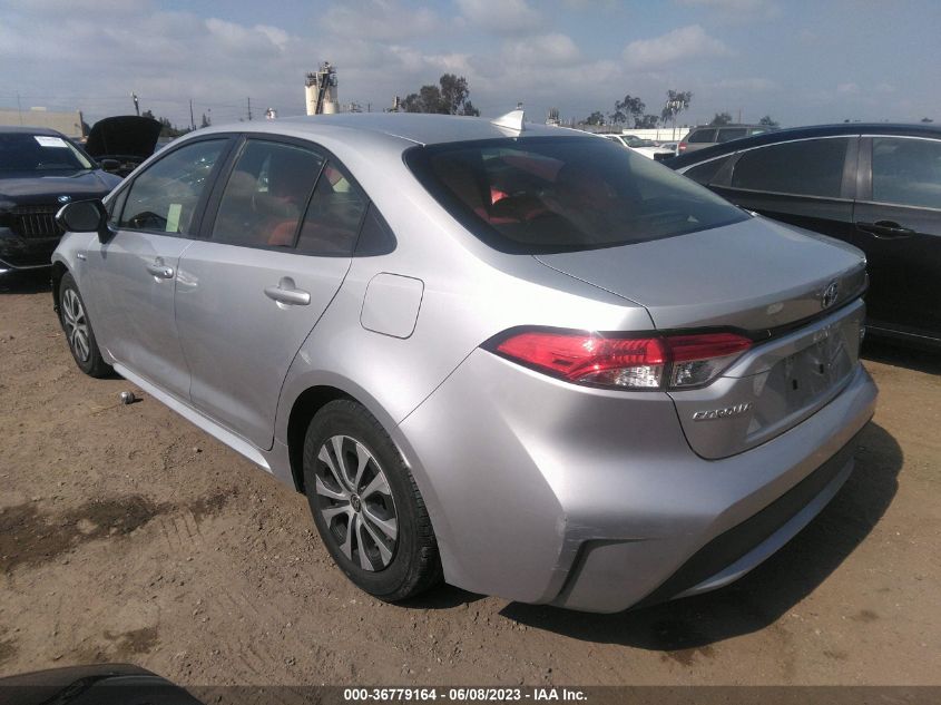 2020 TOYOTA COROLLA HYBRID LE - JTDEBRBEXLJ007940