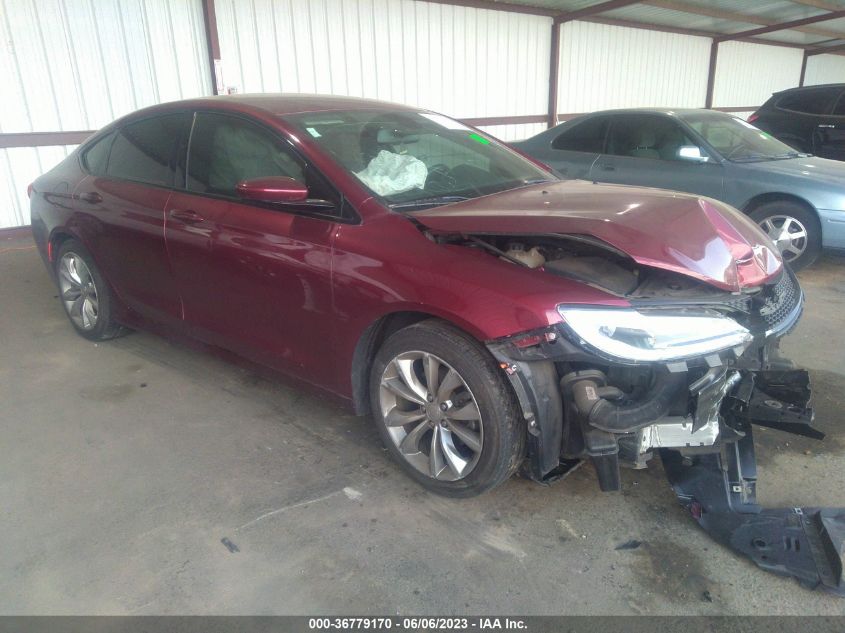 2016 CHRYSLER 200 S - 1C3CCCBB7GN138821