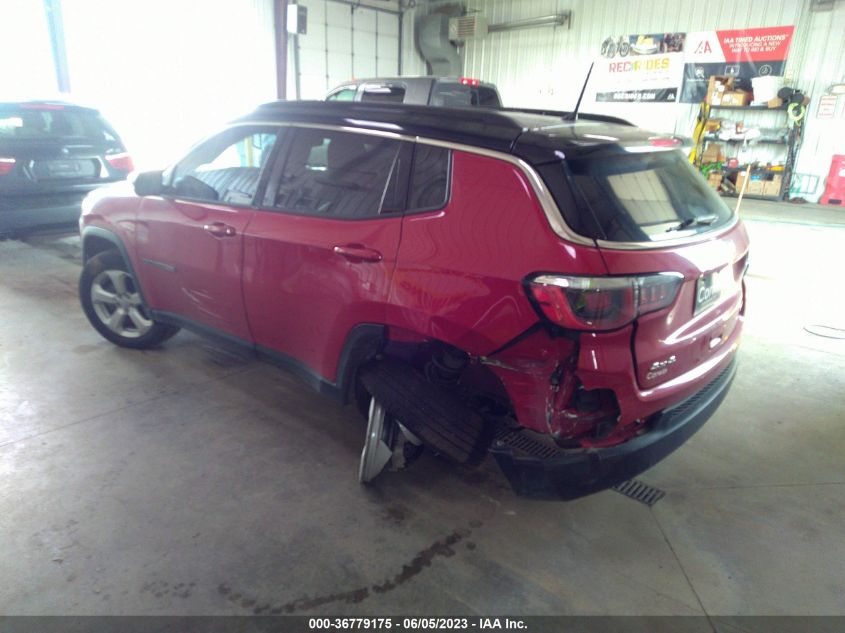 VIN 3C4NJDBB5JT103931 2018 JEEP COMPASS LATITUDE