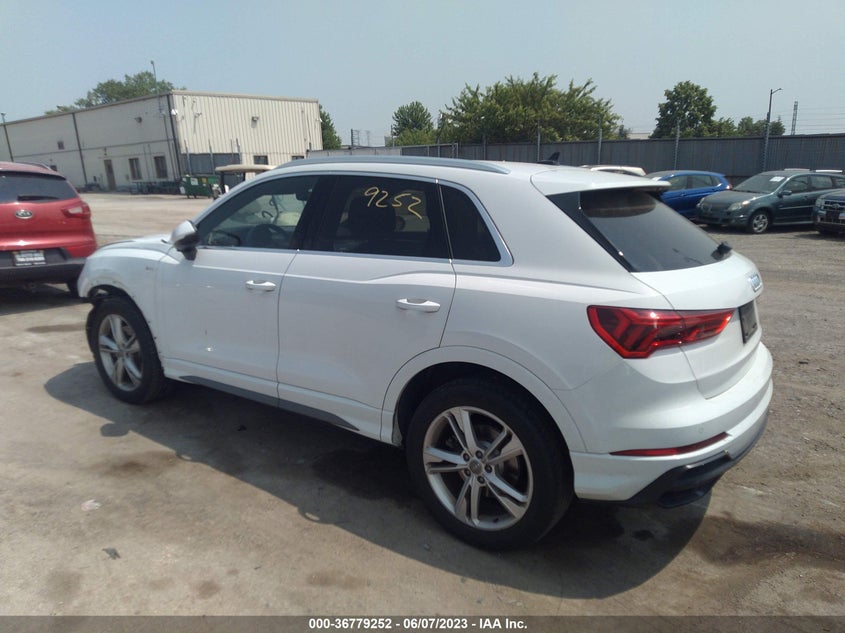 VIN WA1DECF34L1114775 2020 AUDI Q3 S LINE PREMIUM
