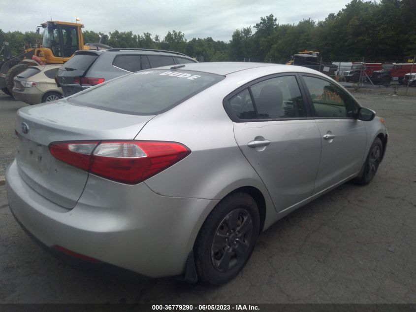 2015 KIA FORTE LX - KNAFK4A64F5263860