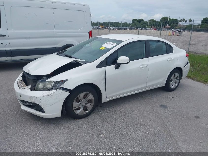 2013 HONDA CIVIC SDN LX - 19XFB2F54DE070309