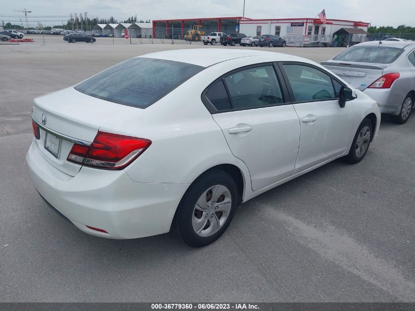 2013 HONDA CIVIC SDN LX - 19XFB2F54DE070309