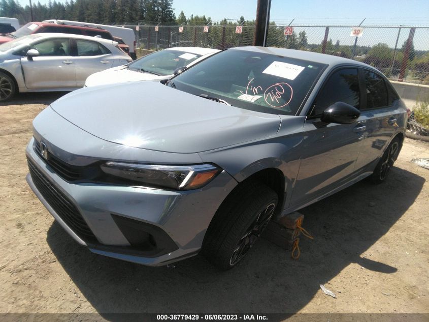 2022 HONDA CIVIC SEDAN SPORT - 2HGFE2F53NH595537