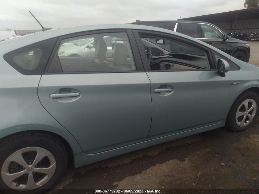 2013 TOYOTA PRIUS ONE/TWO/THREE/FOUR/FIVE - JTDKN3DU3D5610850