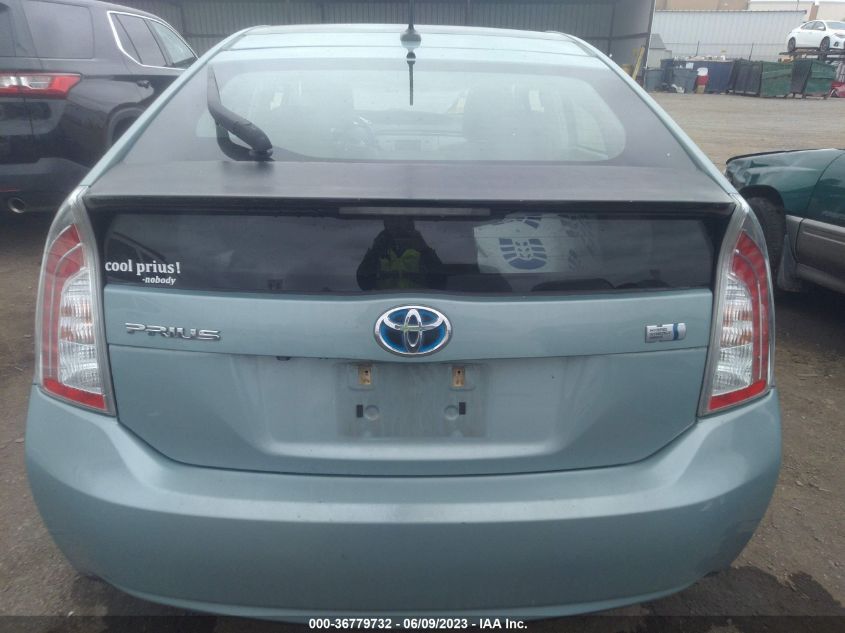 2013 TOYOTA PRIUS ONE/TWO/THREE/FOUR/FIVE - JTDKN3DU3D5610850