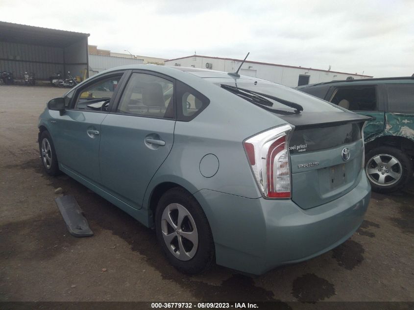 2013 TOYOTA PRIUS ONE/TWO/THREE/FOUR/FIVE - JTDKN3DU3D5610850