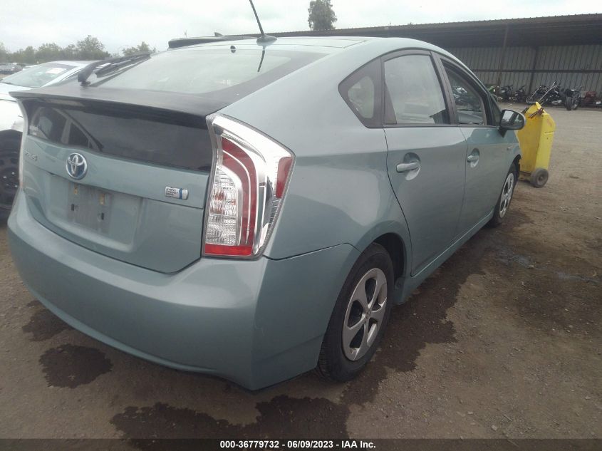 2013 TOYOTA PRIUS ONE/TWO/THREE/FOUR/FIVE - JTDKN3DU3D5610850