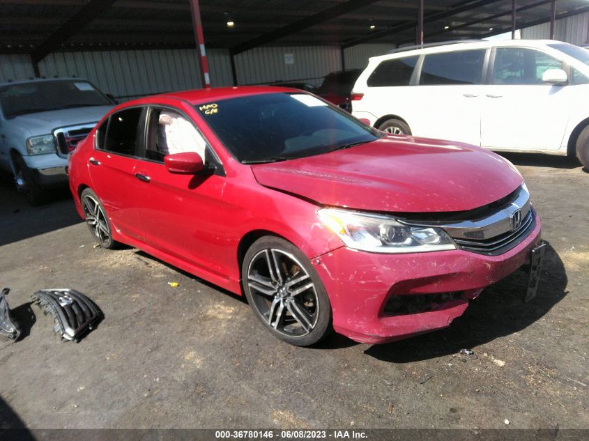 2017 HONDA ACCORD SEDAN SPORT - 1HGCR2F57HA048751