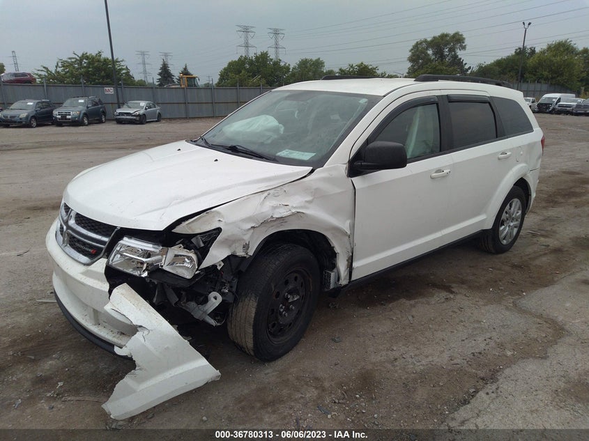 VIN 3C4PDCAB5JT218072 2018 DODGE JOURNEY SE