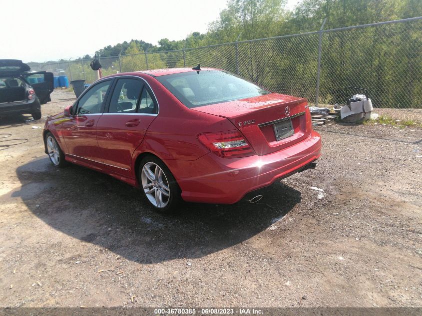 2014 MERCEDES-BENZ C-CLASS C 300 - WDDGF8AB5EG247286