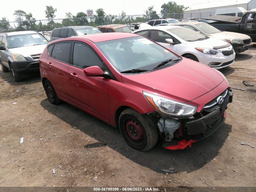 2015 HYUNDAI ACCENT GS - KMHCT5AE6FU204472