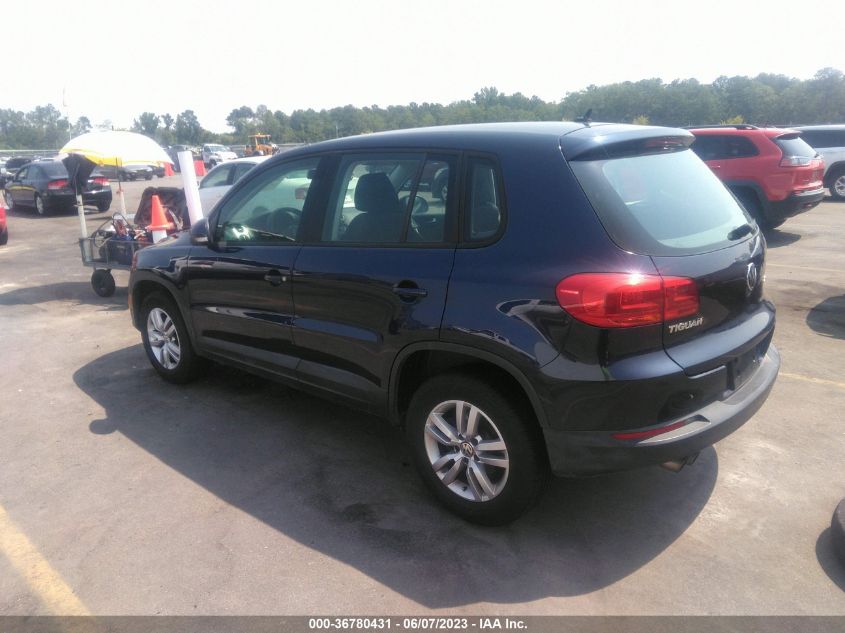 2014 VOLKSWAGEN TIGUAN S - WVGAV3AX5EW602461