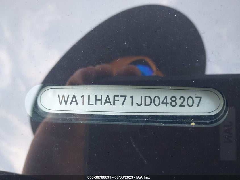 VIN WA1LHAF71JD048207 2018 AUDI Q7 PREMIUM PLUS