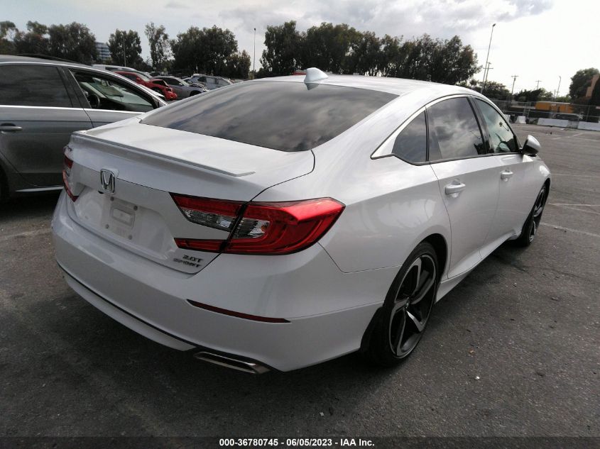 2020 HONDA ACCORD SEDAN SPORT - 1HGCV1F30LA117373