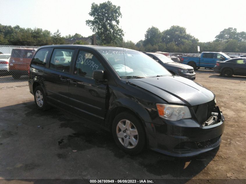 2013 DODGE GRAND CARAVAN AMERICAN VALUE PKG - 2C4RDGBG0DR556982
