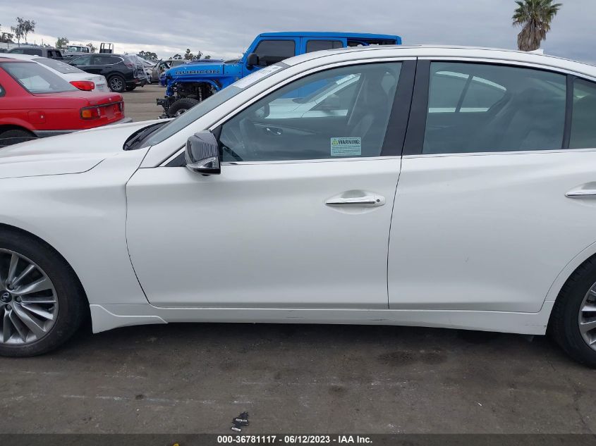 2022 INFINITI Q50 LUXE - JN1EV7BP5NM311551