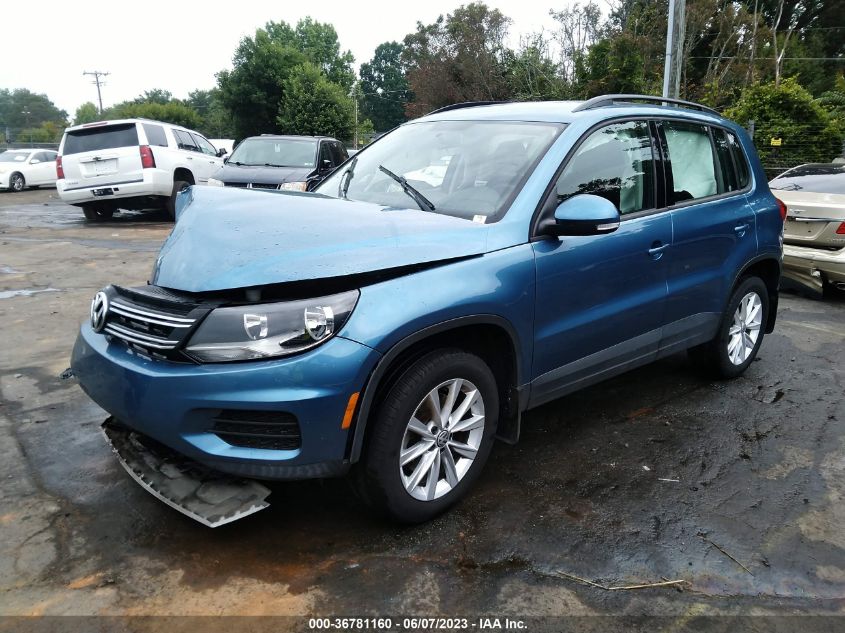 2017 VOLKSWAGEN TIGUAN - WVGAV7AX6HK048639