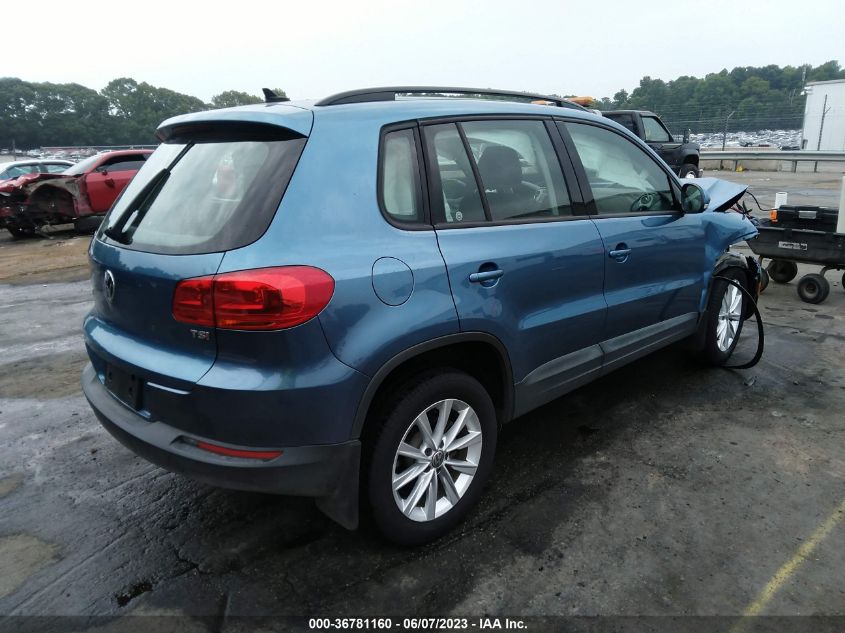 2017 VOLKSWAGEN TIGUAN - WVGAV7AX6HK048639