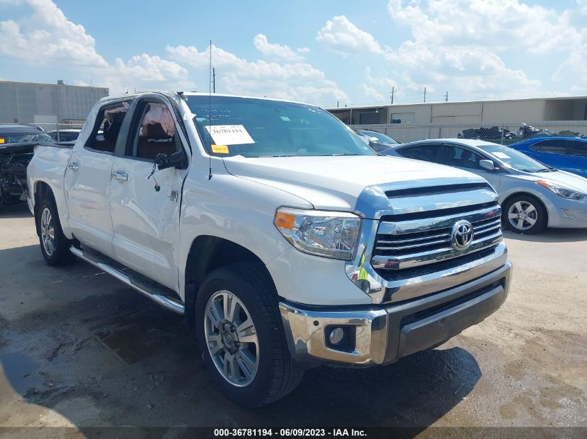 2016 TOYOTA TUNDRA 4WD TRUCK PLATINUM/1794 - 5TFAW5F10GX525657