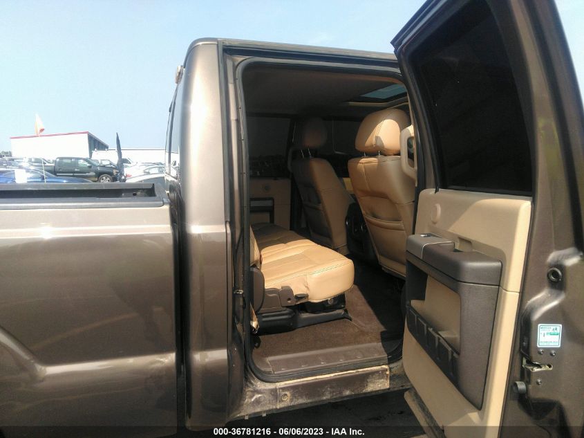 2015 FORD SUPER DUTY F-250 SRW LARIAT/PLATINUM - 1FT7W2BTXFEA82346