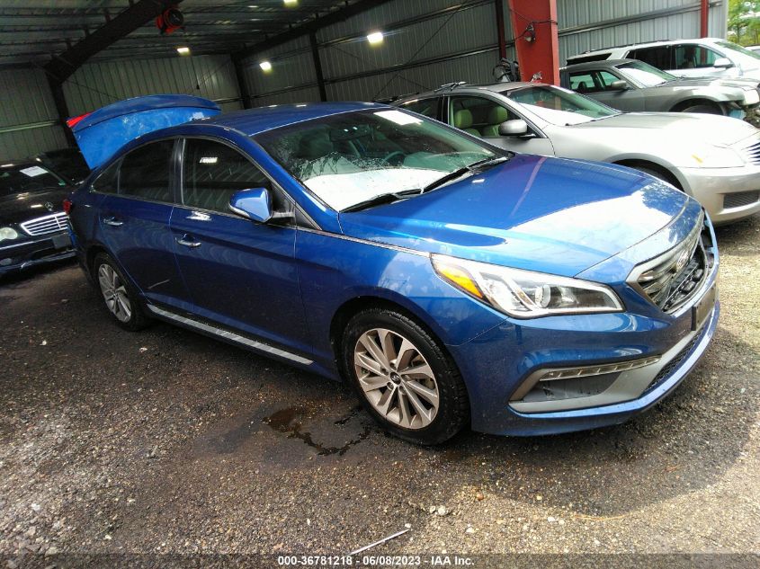 2015 HYUNDAI SONATA 2.4L SPORT - 5NPE34AF4FH069874