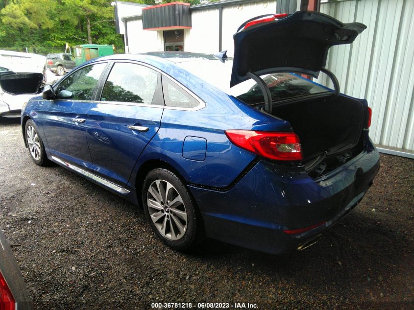 2015 HYUNDAI SONATA 2.4L SPORT - 5NPE34AF4FH069874