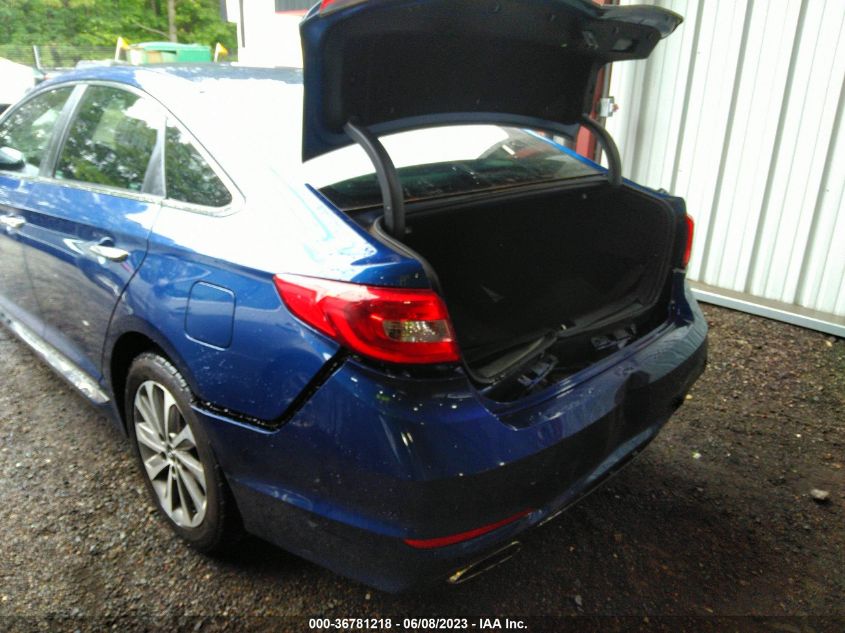 2015 HYUNDAI SONATA 2.4L SPORT - 5NPE34AF4FH069874