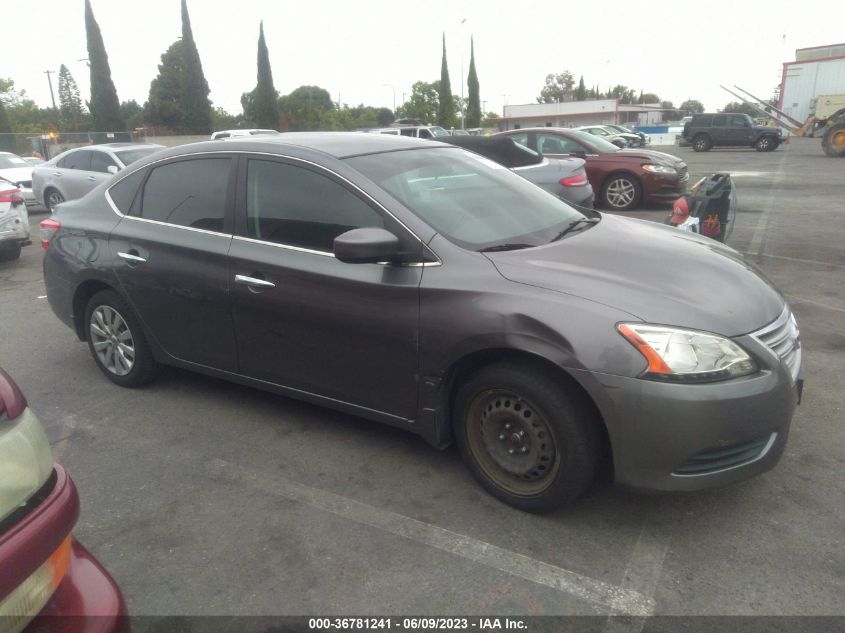 2015 NISSAN SENTRA S - 3N1AB7AP2FY382116