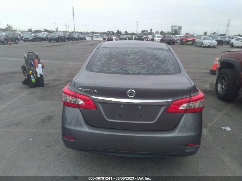 2015 NISSAN SENTRA S - 3N1AB7AP2FY382116