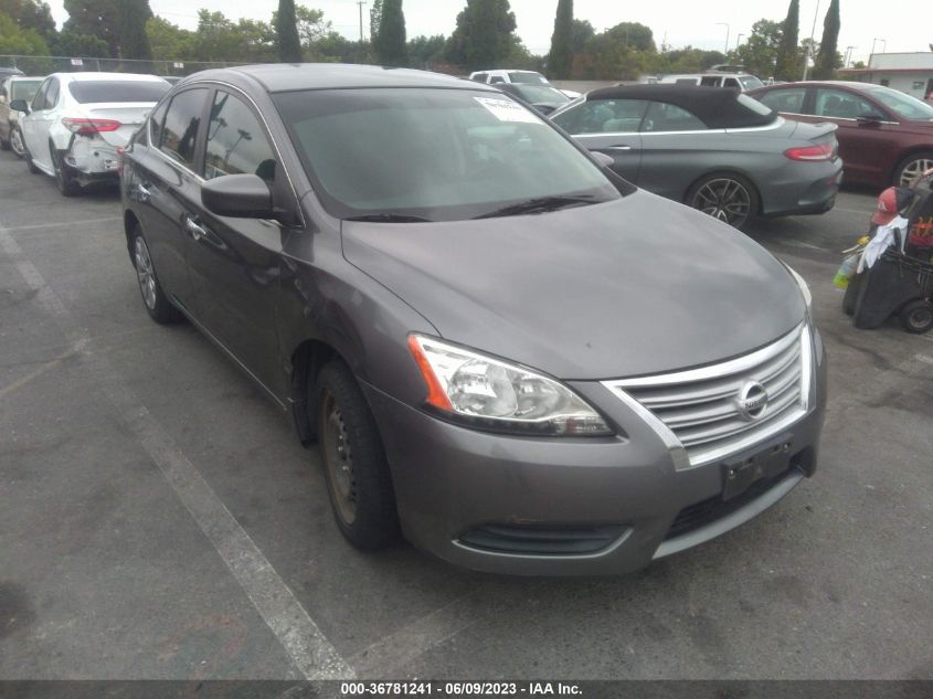 2015 NISSAN SENTRA S - 3N1AB7AP2FY382116