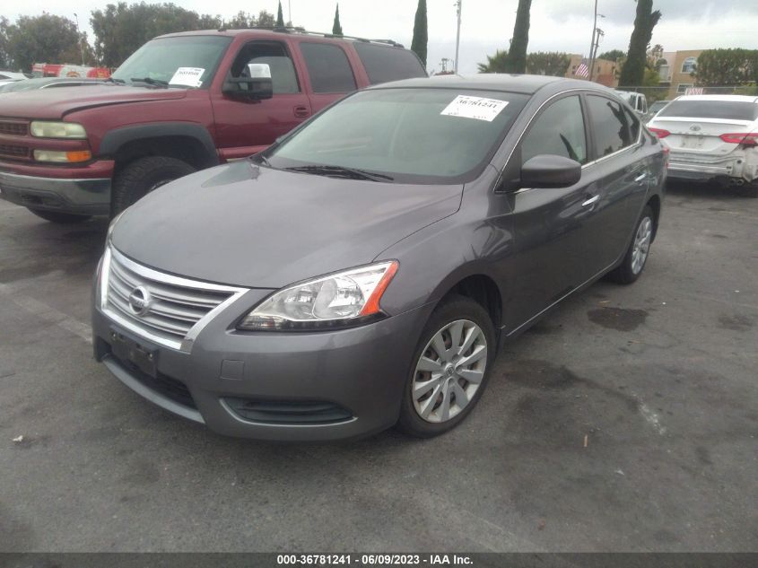 2015 NISSAN SENTRA S - 3N1AB7AP2FY382116