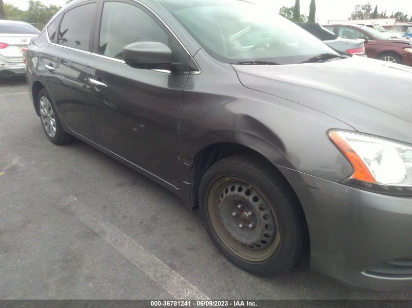 2015 NISSAN SENTRA S - 3N1AB7AP2FY382116