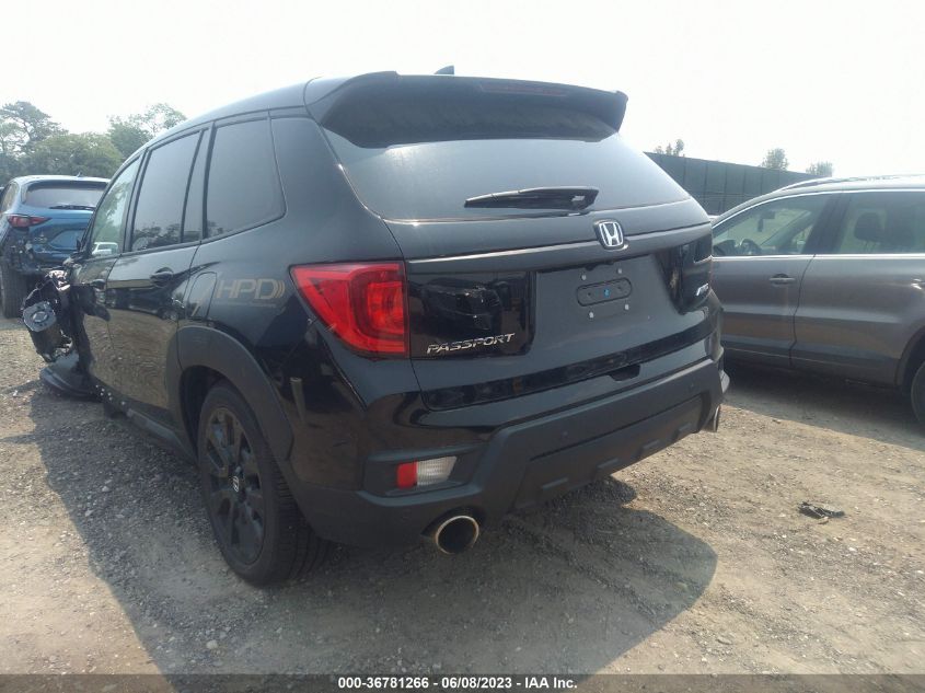 2022 HONDA PASSPORT AWD EX-L - 5FNYF8H52NB028925