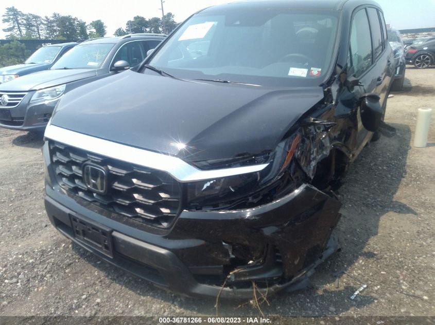 2022 HONDA PASSPORT AWD EX-L - 5FNYF8H52NB028925