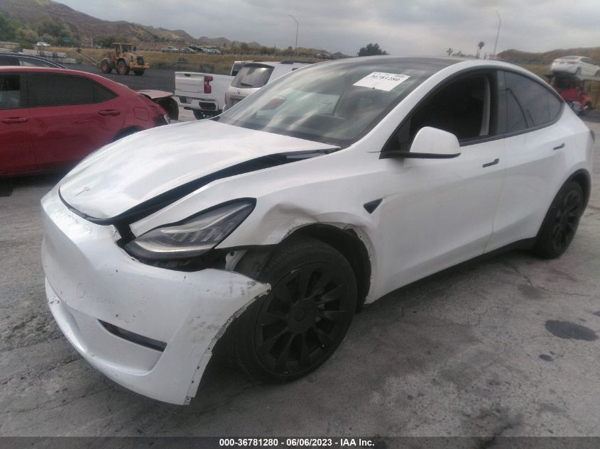 2020 TESLA MODEL Y LONG RANGE - 5YJYGDEE5LF013035