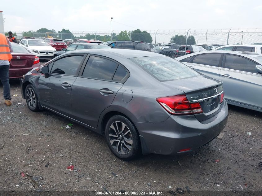 2013 HONDA CIVIC SDN EX-L - 19XFB2F93DE017720