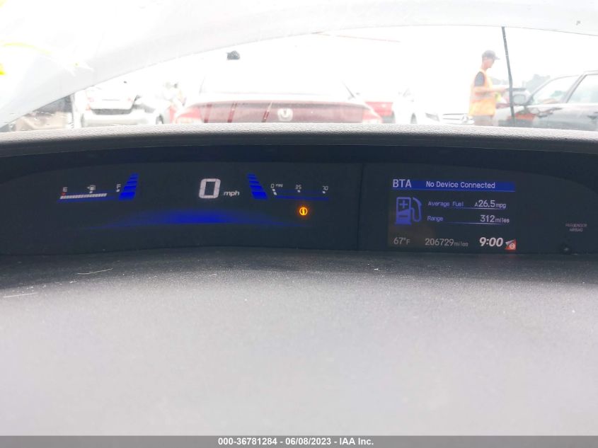 2013 HONDA CIVIC SDN EX-L - 19XFB2F93DE017720
