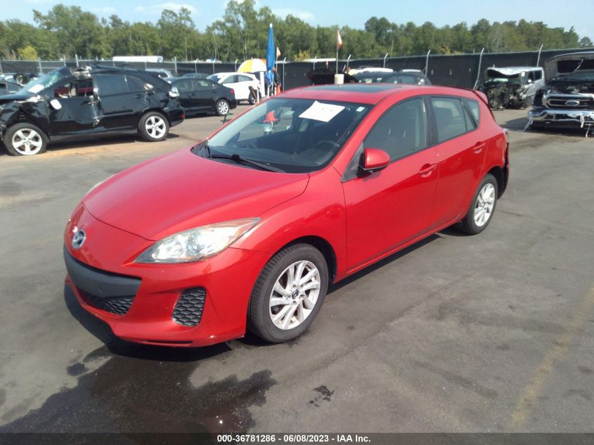 2013 MAZDA MAZDA3 I TOURING - JM1BL1L72D1747789