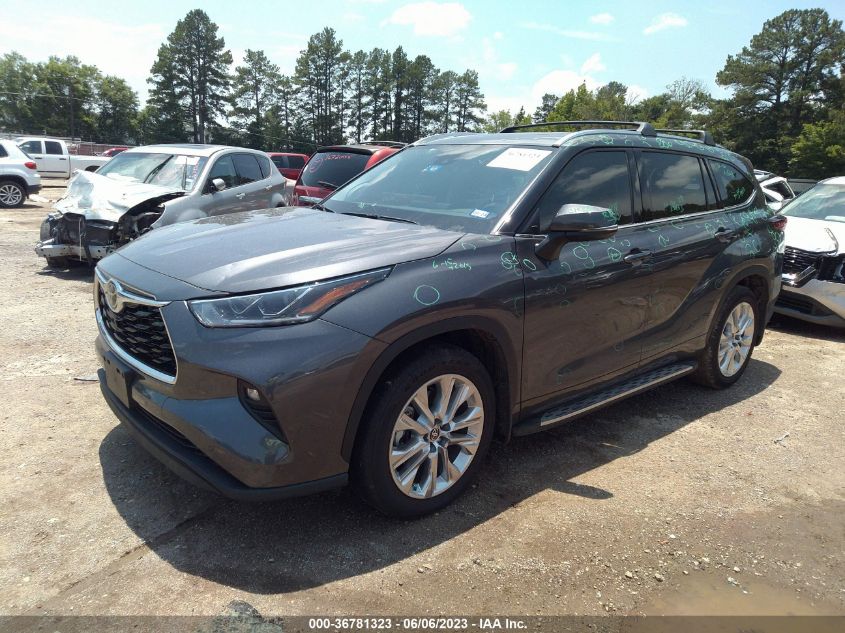 2022 TOYOTA HIGHLANDER LIMITED - 5TDYZRAH7NS549619