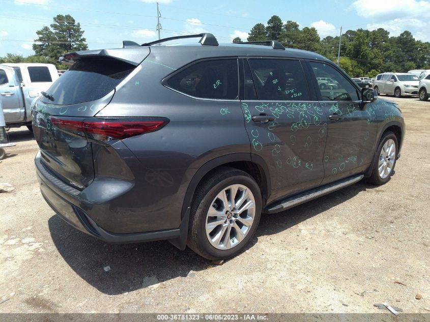 2022 TOYOTA HIGHLANDER LIMITED - 5TDYZRAH7NS549619